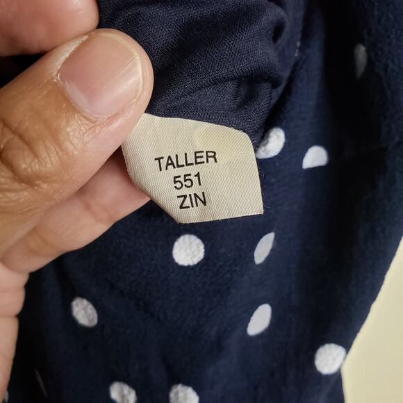 Zara Trafaluc| Navy Blue Polka Dot Romper - Picture 10 of 11